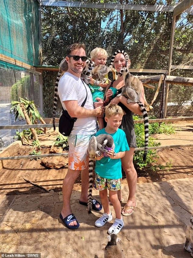 Leah Hilton, 33, and Hayden Harrop, 30, took their two children, aged six and three, to Cyprus for 15 days in June 2023 for a family wedding despite only having permission from school during the first three days.