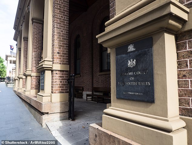 A man was refused bail in the New South Wales Supreme Court (pictured) on Monday after he allegedly poured a kettle full of boiling water over a toddler, causing almost 50 per cent burns. of the body.