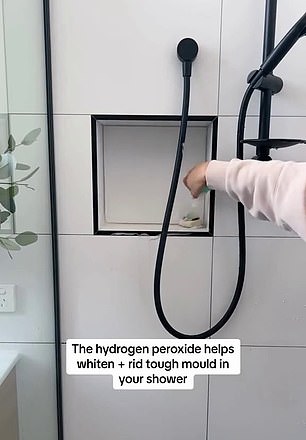 A cleaning guru shares her homemade formula that eliminates mold in the shower