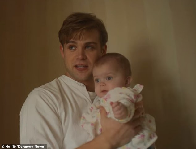 Jasmine is the daughter of protagonist Dexter Mayhew, played by heartthrob Leo Woodall (pictured in the show).