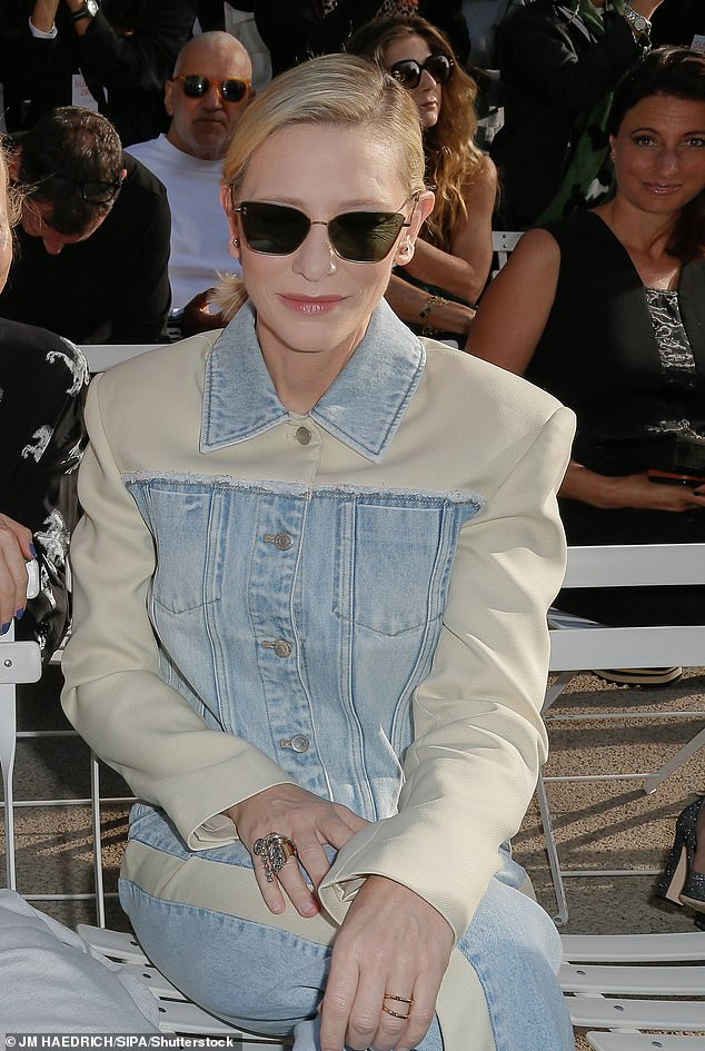 In October 2023, Cate was once again seen without her wedding ring while sitting front row at the Stella McCartney show during Paris Fashion Week.