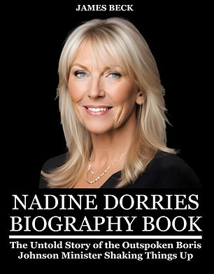An AI-generated biography of Nadine Dorries that appeared on Amazon