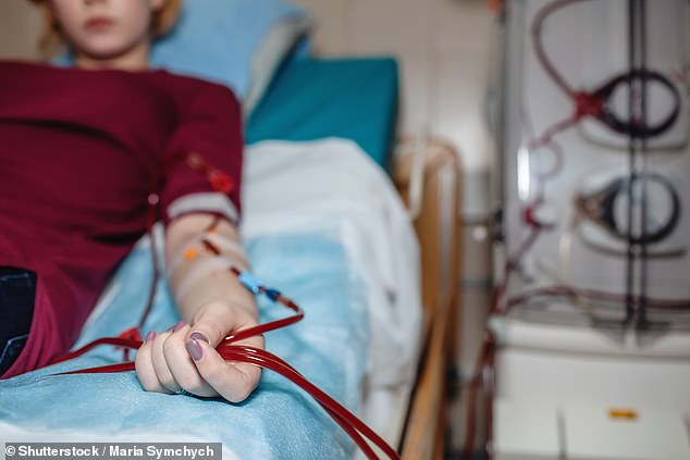 Currently, about 30,000 adults and children need dialysis, which involves several trips to the hospital each week to be hooked up to a machine for hours at a time.