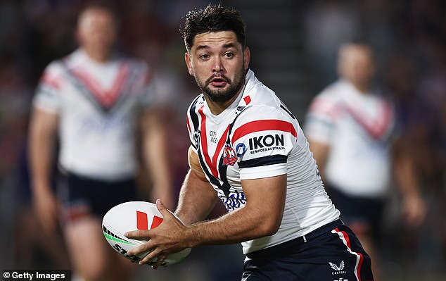 NRL stars from all four clubs heading to Las Vegas have been warned about possible extortion attempts (pictured Roosters hooker Brandon Smith)