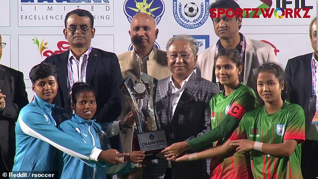 A national youth tournament ended with India and Bangladesh as winners