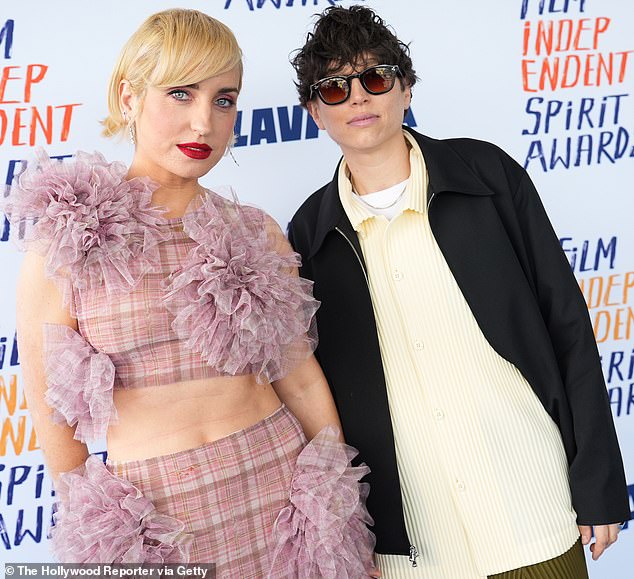 New Girl star Zoe Lister-Jones (left) came out as queer and debuted her romance with non-binary filmmaker Sammi Cohen at the Film Independent Spirit Awards.