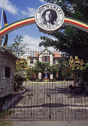Above, the Bob Marley Museum in Kingston