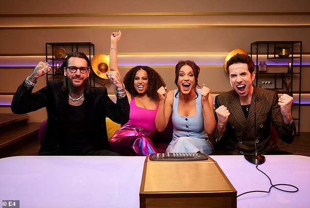 Nick Grimshaw, Amber Gill, Vicky Pattison and Pete Wicks have joined forces for a new reality show with a major twist