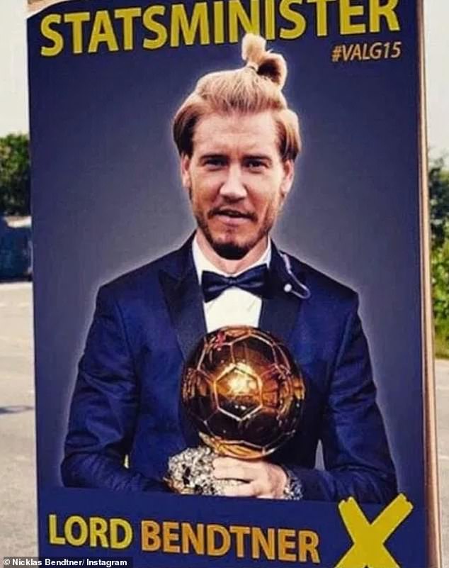 He was styled 'Lord Bendtner' during his career due to a previous relationship with a baroness.
