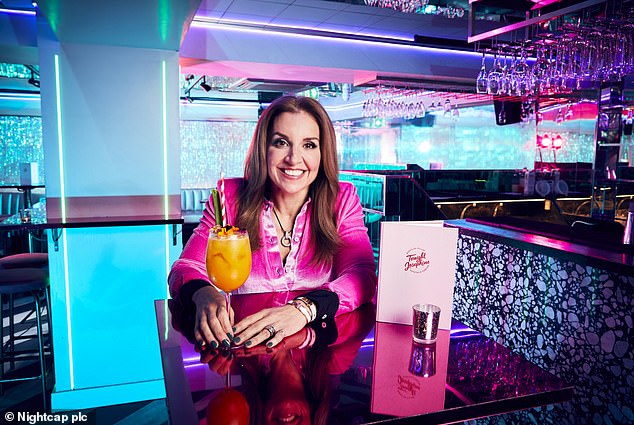 Market crash: Nightcap, co-founded by Sarah Willingham (pictured), saw its share price fall after saying trading had been 