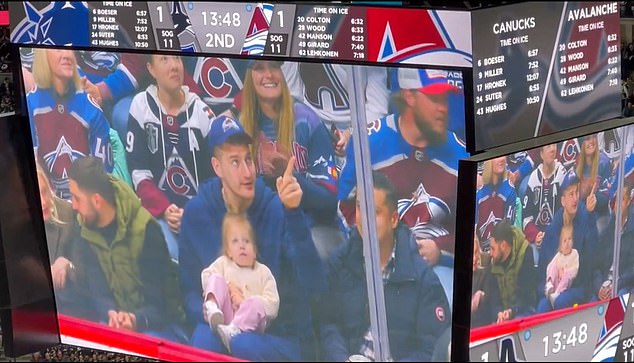 Nikola Jokic's daughter Ognjena stole the show at the Colorado Avalanche game on Tuesday