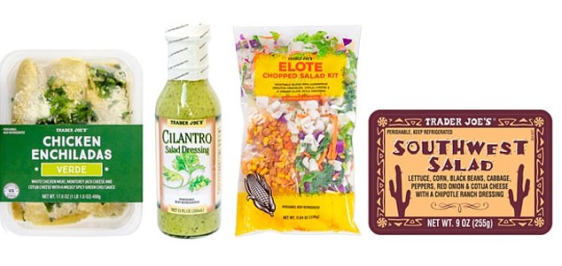 Trader Joe's has recalled its Green Chicken Enchiladas, Cilantro Salad Dressing, Chopped Corn Salad Kit, and Southwest Salad, all of which contain cotija cheese.
