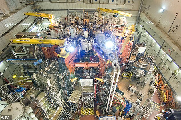 The UKAEA announced that the Joint European Torus (JET), the largest and most powerful operational reactor called a tokamak, had produced a world record 59 megajoules of thermal energy from fusion over a five-second period.