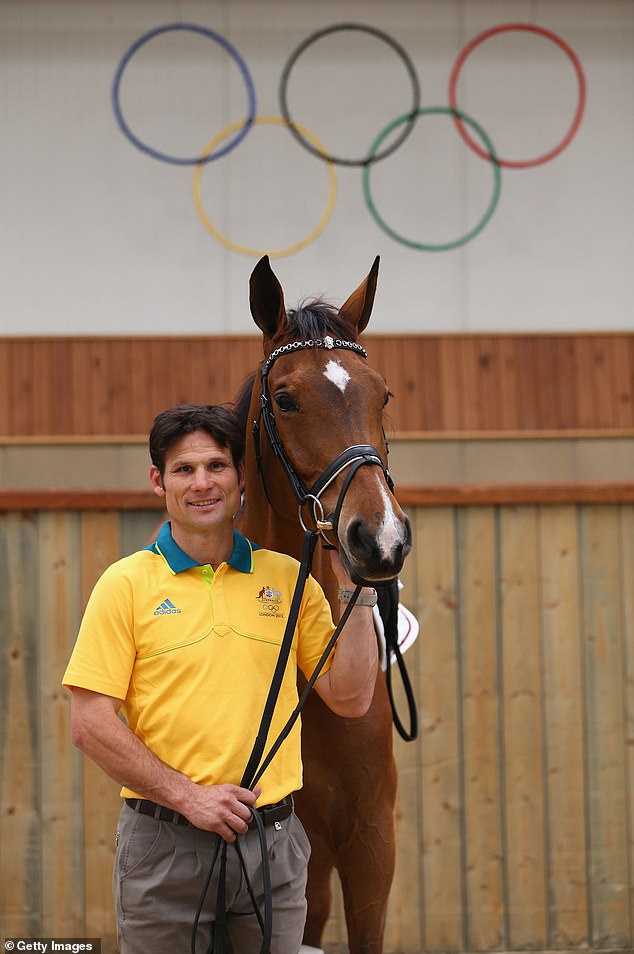 Having won three medals at three previous Olympic Games, Mr Rose (pictured) cannot perform at any events until an investigation by Equestrian Australia is concluded.