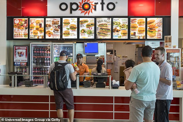 Two Oporto stores have closed their doors after failing to comply with the Australian Tax Office (file image)