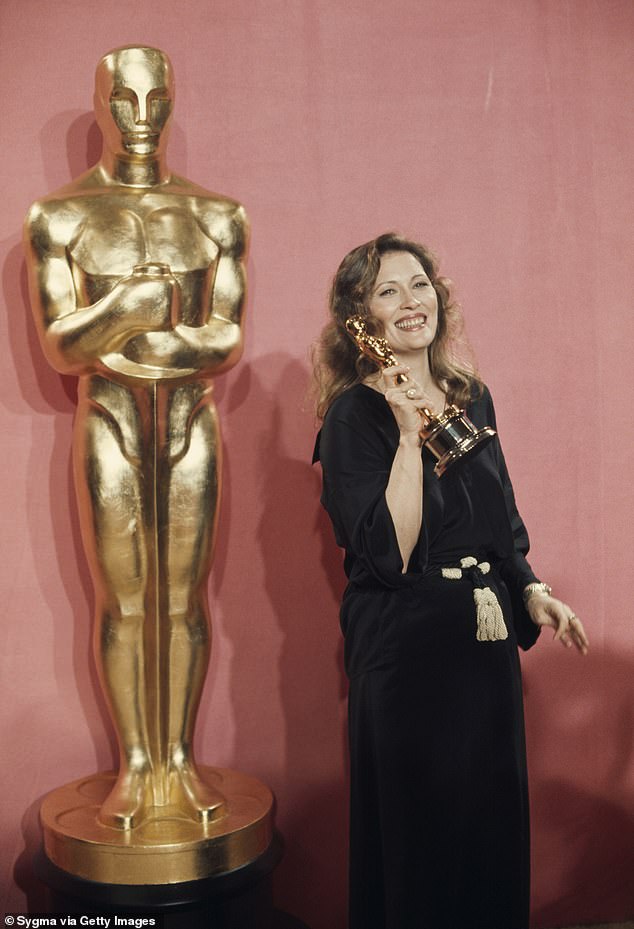 Dunaway won an Oscar in 1977 for her role as a ratings-obsessed television executive on Network, but no clips from that film were used in the controversial birthday tribute.