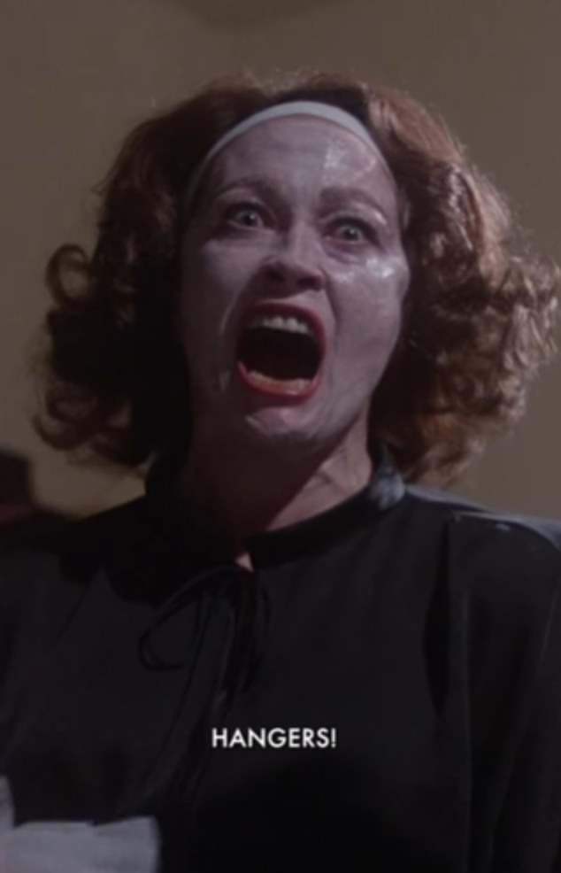 Oscar bosses surprised Faye Dunaway with a birthday tribute that included clips from her 1981 film Mommie Dearest, which Academy bosses rejected for the awards and which the 83-year-old actress is known to dislike.  Dunaway appears in one of the Joan Crawford biopic's many memorable scenes, where she berates her adopted daughter Christina for using wire hangers.