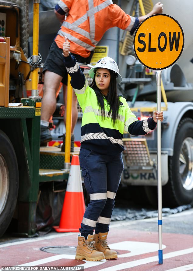Traffic controllers will receive salaries of $120,000, prompting a Labor Party operative to tell those working behind a desk that they are less important than shopkeepers (pictured, a Sydney traffic controller).