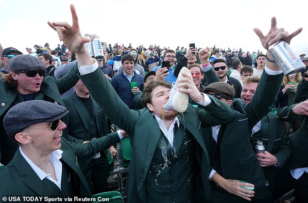 Alcohol sales were stopped and fans were refused entry into the third round of the Phoenix Open.