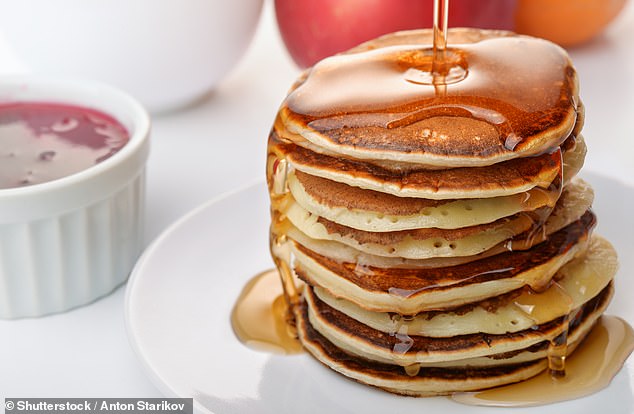 Fans sharing homemade crepes to celebrate Pancake Day have caused a stir after posting their favorite toppings, including chicken and mushrooms, on social media (file image)
