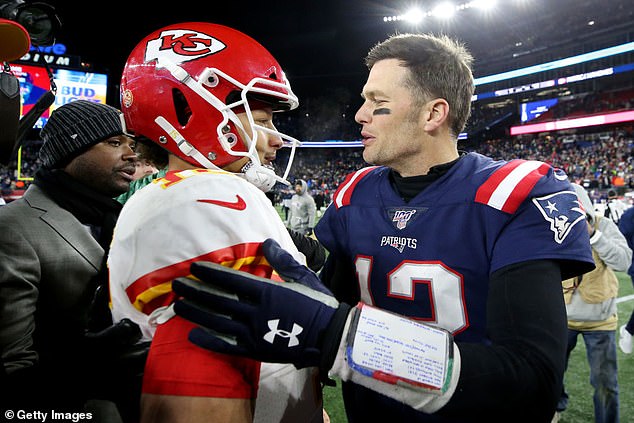 Patrick Mahomes spoke about the moment Tom Brady passed the torch to him in 2019