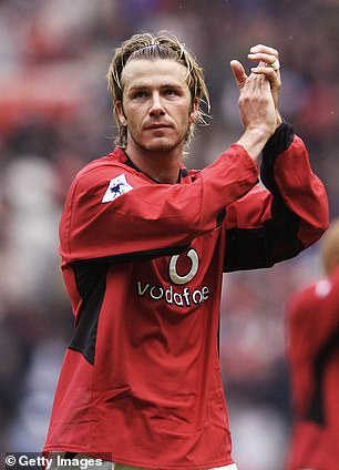 Beckham was known for his crossing while rising to fame at United