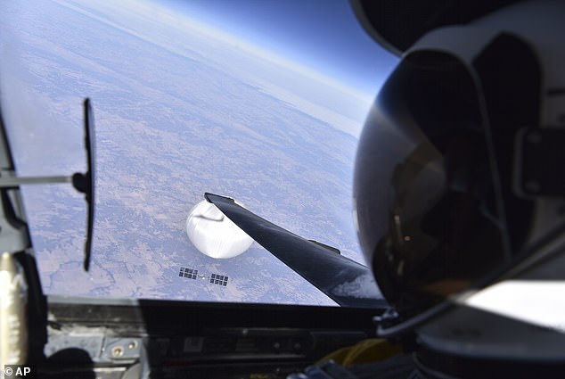 The US military intercepted a balloon that was found floating over Utah on Friday.  The Pentagon said it was not a threat.