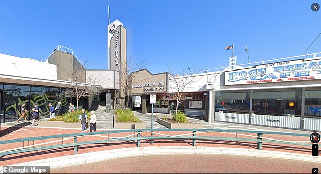 The 37-year-old carer went shopping at Lakeside Joondalup Shopping Centre, Perth (pictured) during a heatwave and left his client in the car with the rear windows up.  The autistic man does not speak and was left with his seat belt on.  He was heat-stricken when police rescued him.