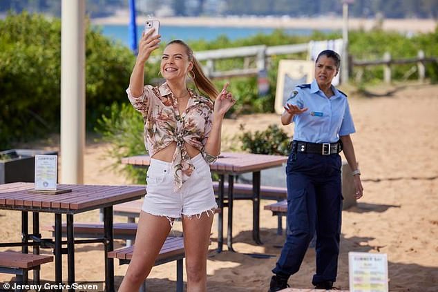 The Sydney influencer landed a cameo on the hit Channel 7 soap and made her grand arrival in Summer Bay on Tuesday night's episode.