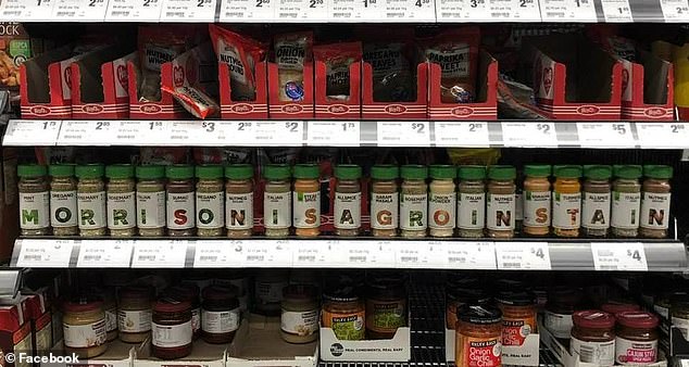 Prankster leaves Scott Morrison a cheeky message in the spice