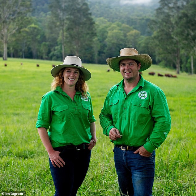 Pictured are Bianca Tarrant and Dave McGiveron, founders of farm direct service Our Cow.
