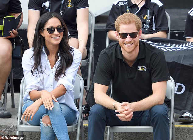 Meghan Markle and Prince Harry attend wheelchair tennis on day 3 of the Invictus Games Toronto 2017