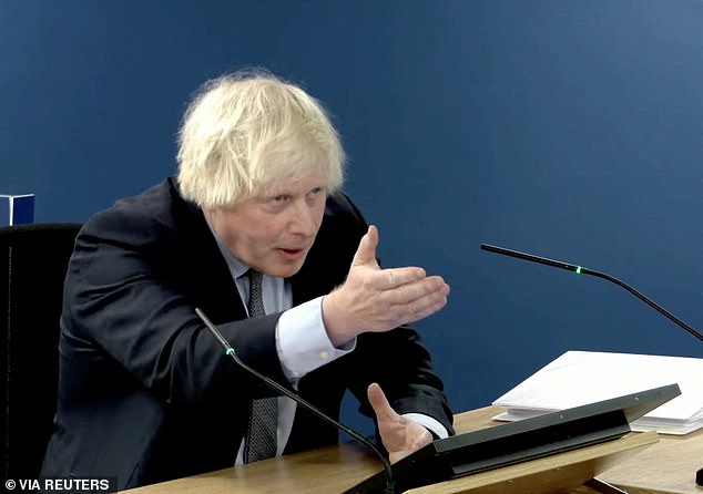 Former Prime Minister Boris Johnson testifies at December 6 COVID-19 inquiry