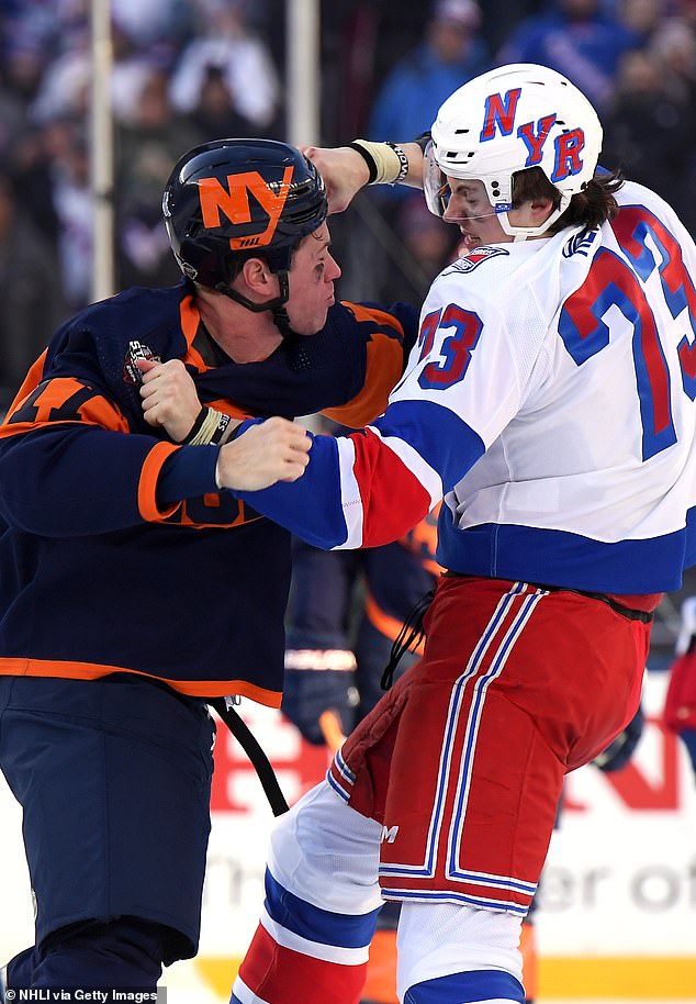 Martin has plenty of NHL fight experience, while Rempe fought him during his first NHL turn.