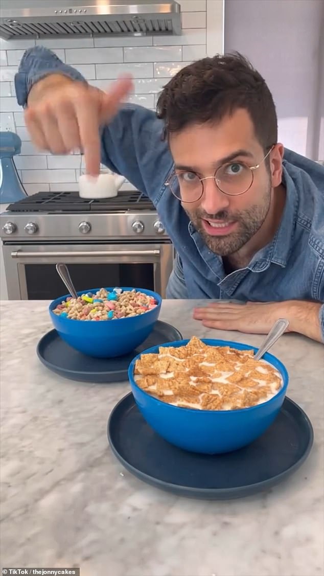 Cake expert Jonny Manganello showed off his baking skills in a viral TikTok video he posted on January 7.  The video was shared by @baking_obsessionnnn on Instagram six days later.