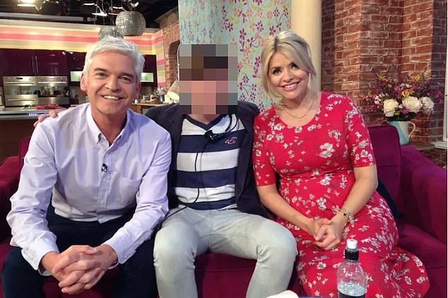 Phillip Schofield with his lover and Holly Willoughby on the sofa This Morning