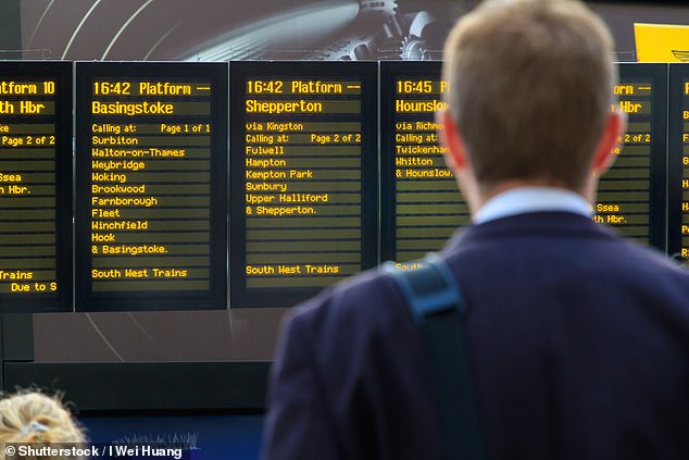 A new study claims to have revealed the best and worst commuter cities in the UK;  However, people are baffled by the first place (file image)