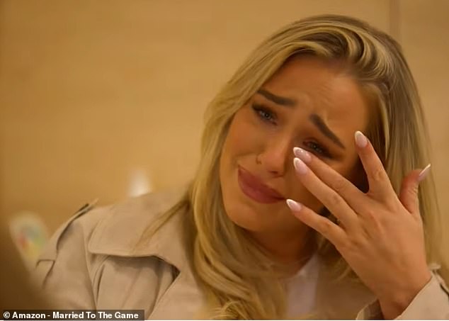 Taylor, 26, daughter of TV personality Dawn Ward, was seen breaking down in tears over the move while starring in a new reality TV show, Married To The Game.