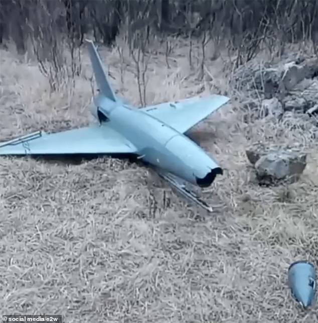 The FSB security service claims to have canceled the flight plan of the Banshee drone because it was on a mission and to have landed the UAV.