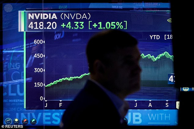 Chipmaker Nvidia is one of the tech stocks that led the S&P 500 charge thanks to enthusiasm around AI