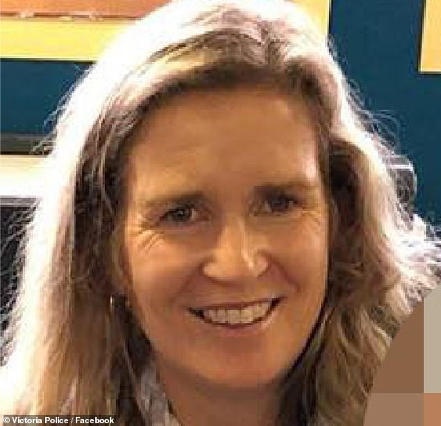 Ms Murphy (pictured), 51, went missing on Sunday after leaving her home in Eureka Street, East Ballarat, in Melbourne's northwest to go for a run at 7.16am.