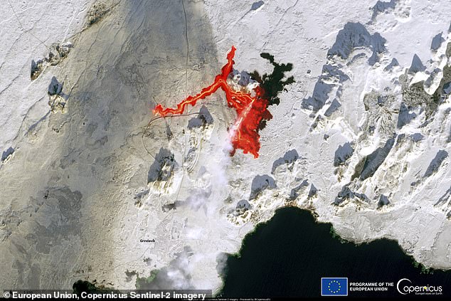 Satellite images from the EU's Copernicus Sentinel 2 satellite capture the shocking power of the latest eruption on Iceland's Reykjanes Peninsula.