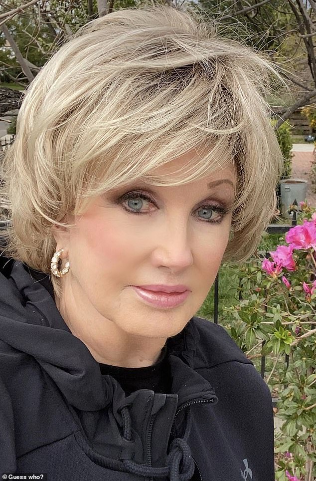 She was one of the top sex symbols of the 1980s and still looks fantastic, but she was unrecognizable in a Thursday Instagram portrait where she had short hair.  She was in Dallas and Falcon Crest.