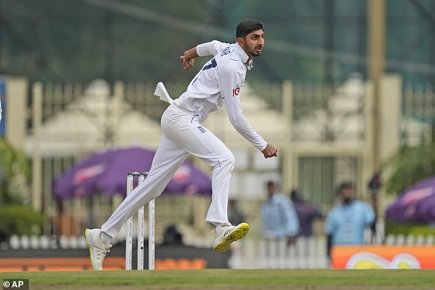 Shoaib Bashir took four wickets to put England in control of the fourth Test against India