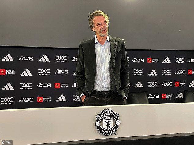Sir Jim Ratcliffe has given a damning assessment of the organization he inherited at Manchester United after the £1.3bn purchase of a 27.7 per cent stake was confirmed.