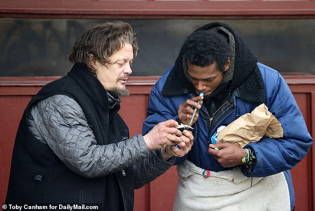 Homeless drug addict gets a dose of what appears to be fentanyl in downtown Portland