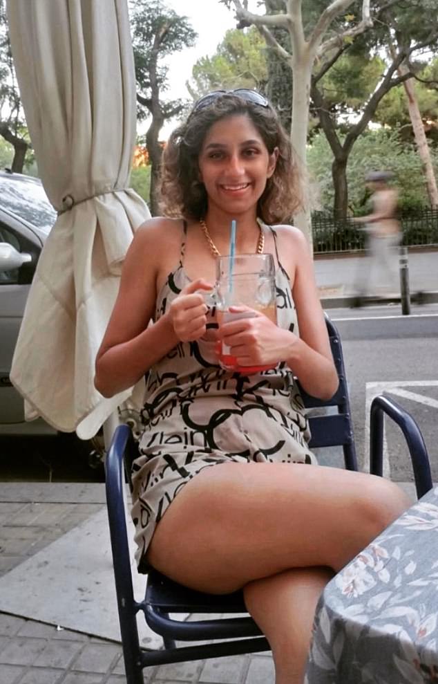 Harneet Kaur, 25, (pictured) branded Woods a prostitute in vile messages, attacked her with derogatory comments online and sent a series of unwanted food deliveries to her home.