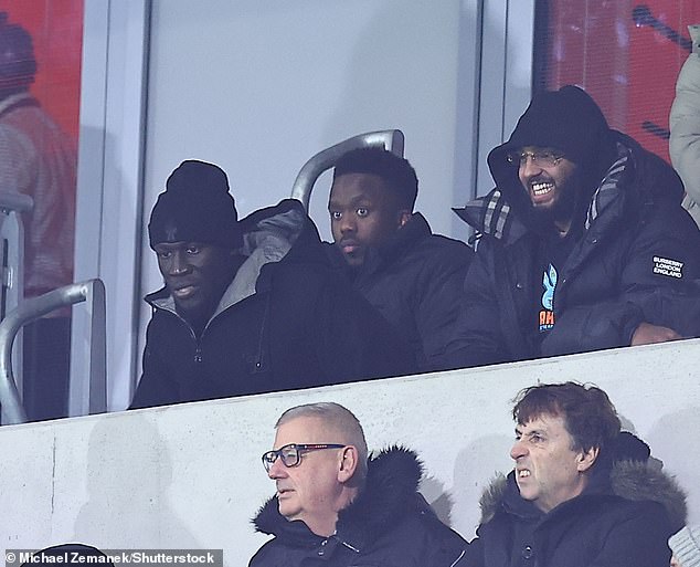 Stormzy (left) was recently at the Gtech Community Stadium to see the return of Ivan Toney.