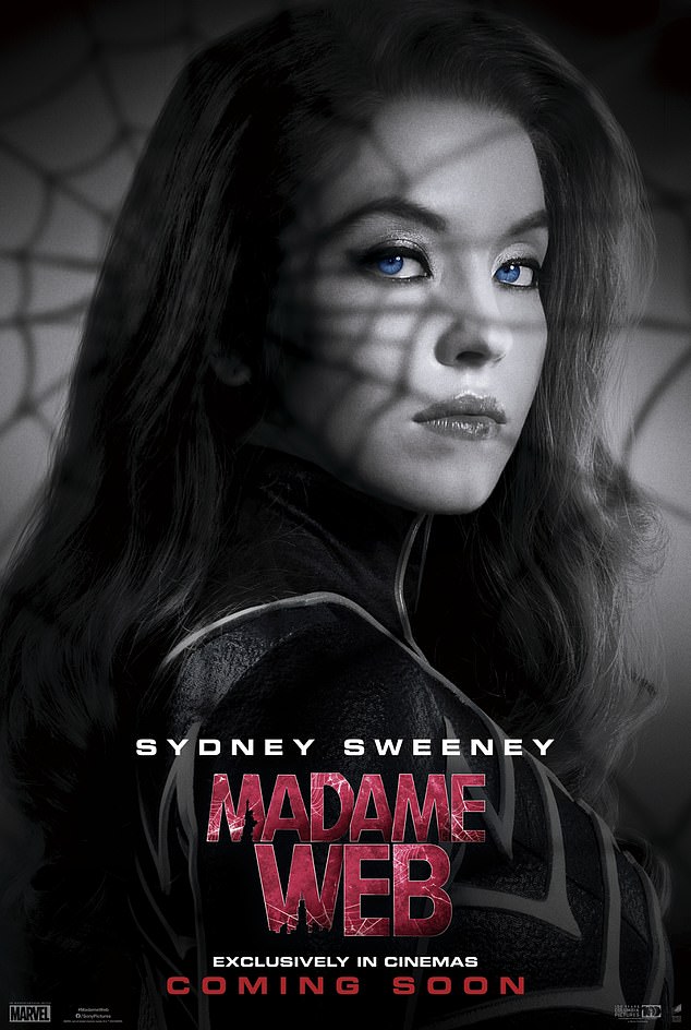 Sydney will hit the big screen this Valentine's Day as Julia Cornwall in Madame Web