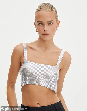 Fashion lovers flocked to Glassons for a metallic top